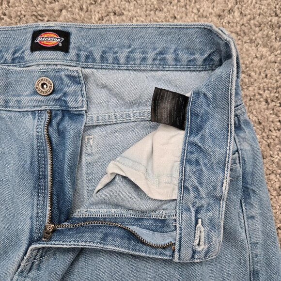 Dickies Loose Fit Double Knee Jeans Men's Light Wash Rugged Work Everyday 29x32 - Picture 4 of 8